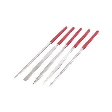 Juego de 5 Limas Diamantadas Rectas 5-1/2"